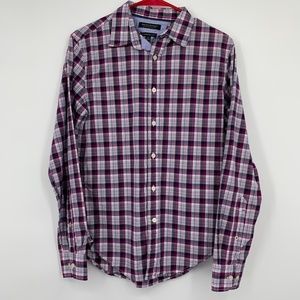 Banana Republic Custom 078 Wash Shirt Camden Fit Plaid Button Up, Sz XS